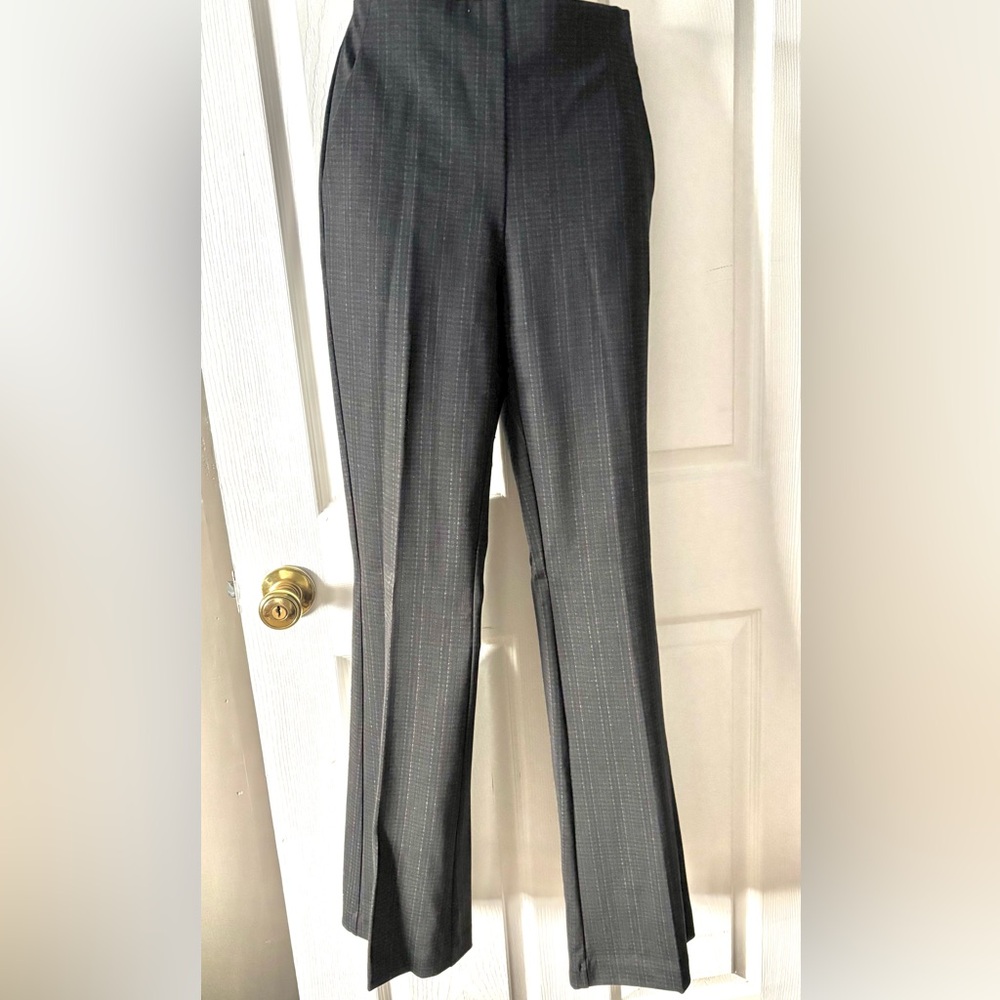 Rafaella Gray Dress Pants Straight Leg Professional